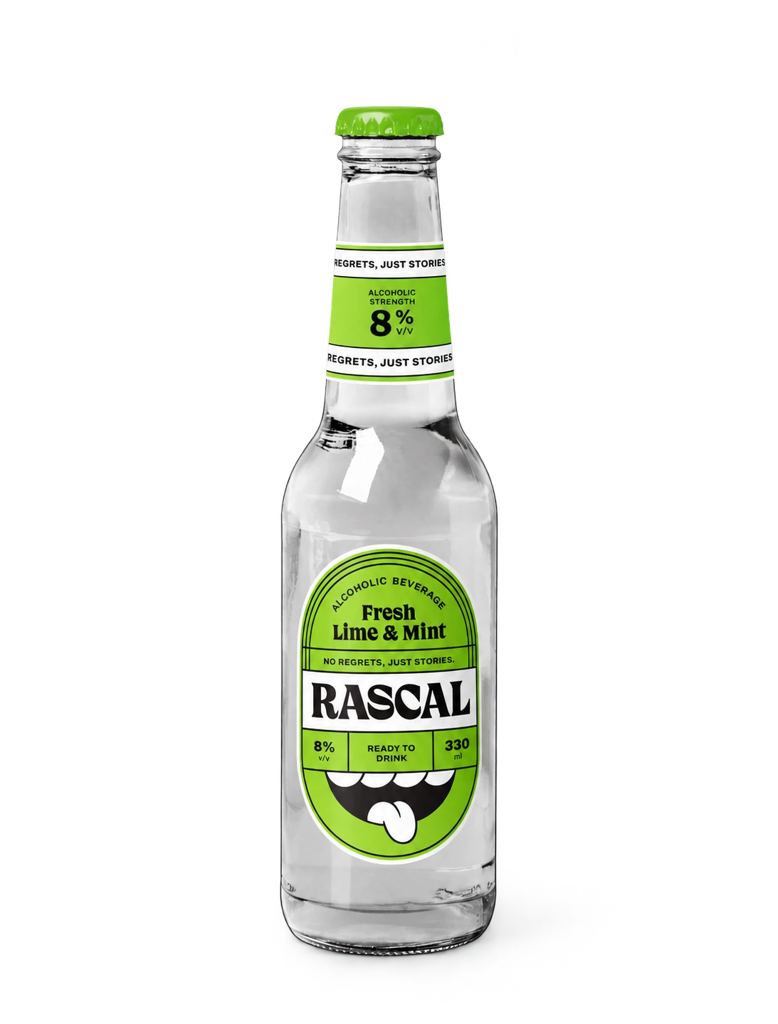 Rascal Fresh Lime & Mint bottle — 8% ABV